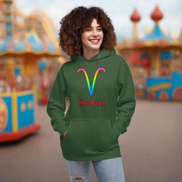 Aries The Ram Unisex Hoodie - Image 3