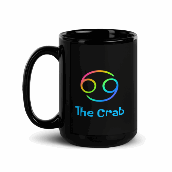 Cancer Intuition Black Glossy Mug