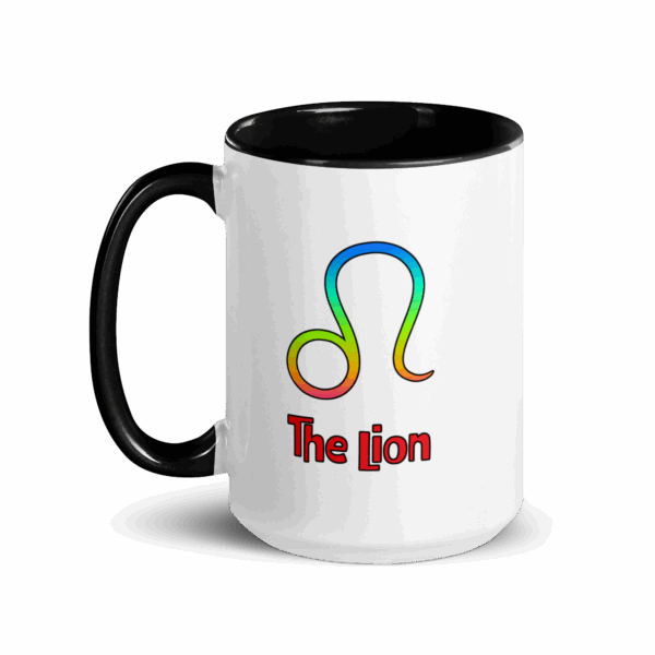 Leo Bravery White Mug - Image 3