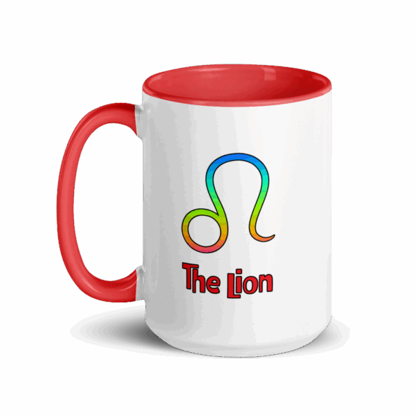 Leo Bravery White Mug - Image 5