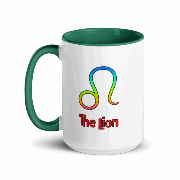 Leo Bravery White Mug - Image 7