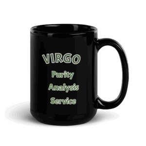 Virgo Purity Black Glossy Mug
