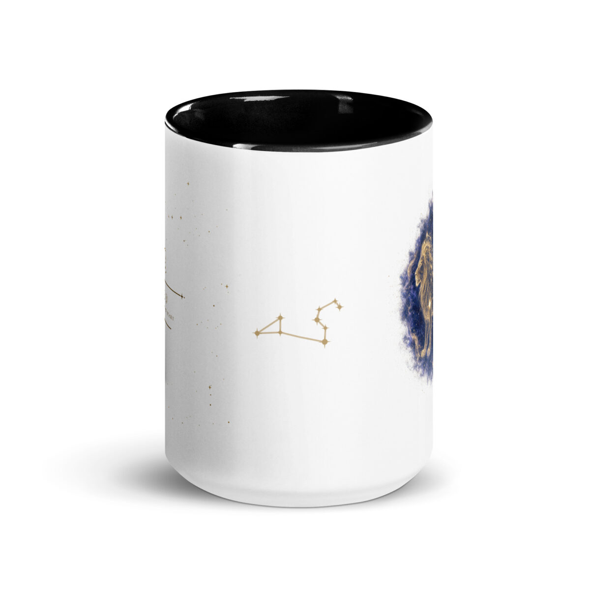 Leo White Ceramic Mug with Color Inside (15 oz) — Celestial