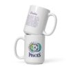 Personalized Pisces mug, day and night pisces mug v01 front view