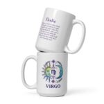 Personalized Virgo mug, day and night virgo mug v03 front view