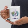 Personalized Libra mug, day and night libra mug v05 handle on left