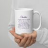 Personalized Leo mug, day and night leo mug v04 handle on right