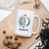 Personalized Gemini mug, day and night gemini mug v03 halloween