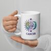 Personalized Cancer mug, day and night cancer mug v03 handle on left