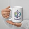 Personalized Sagittarius mug, day and night sagittarius mug v01 handle on left