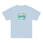 Aquarius Aries: Street Sign × Scorpio: Street Sign Tail Badge Youth Classic Tee (Gildan 5000B), White, Natural, Light Blue, front