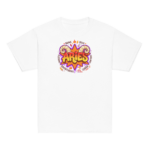 Aries Street Sign Youth Classic Tee (Gildan 5000B), White, Light Blue, Sport Grey, front