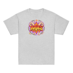 Aries Street Sign Youth Classic Tee (Gildan 5000B), White, Light Blue, Sport Grey, front