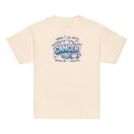 Cancer Aries: Street Sign × Scorpio: Street Sign Tail Badge Youth Classic Tee (Gildan 5000B), Natural, White, front