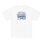 Cancer Aries: Street Sign × Scorpio: Street Sign Tail Badge Youth Classic Tee (Gildan 5000B), Natural, White, front