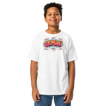 Gemini Street Sign One-Line Youth Classic Tee (Gildan 5000B), White, Light Blue, Sport Grey, front