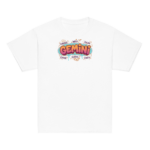 Gemini Street Sign One-Line Youth Classic Tee (Gildan 5000B), White, Light Blue, Sport Grey, front