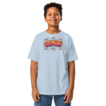 Gemini Street Sign One-Line Youth Classic Tee (Gildan 5000B), White, Light Blue, Sport Grey, front