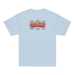 Gemini Street Sign One-Line Youth Classic Tee (Gildan 5000B), White, Light Blue, Sport Grey, front