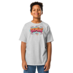 Gemini Street Sign One-Line Youth Classic Tee (Gildan 5000B), White, Light Blue, Sport Grey, front