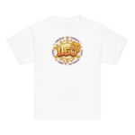 Leo Aries: Street Sign × Scorpio: Street Sign Tail Badge Youth Classic Tee (Gildan 5000B), Black, Azalea, White, Sport Grey, front