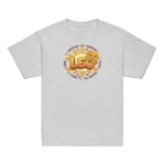 Leo Aries: Street Sign × Scorpio: Street Sign Tail Badge Youth Classic Tee (Gildan 5000B), Black, Azalea, White, Sport Grey, front