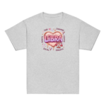 Libra Aries: Street Sign × Scorpio: Street Sign Tail Badge Youth Classic Tee (Gildan 5000B), Black, White, Sport Grey, front