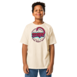 Scorpio Fearless Scorpio T Youth Classic Tee (Gildan 5000B), White, Natural, Sport Grey, front