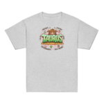 Taurus Street Sign Youth Classic Tee (Gildan 5000B), White, Sport Grey, Natural, front