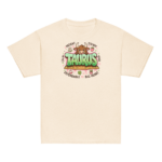 Taurus Street Sign Youth Classic Tee (Gildan 5000B), White, Sport Grey, Natural, front